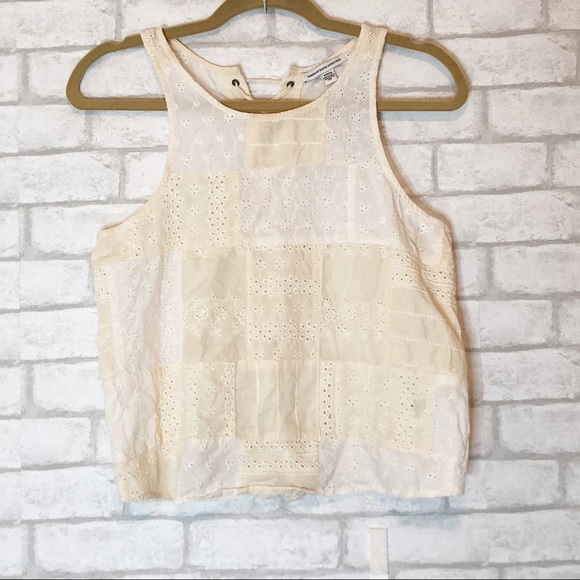 AE Cropped Eyelet Sleeveless Top - Picture 2 of 4